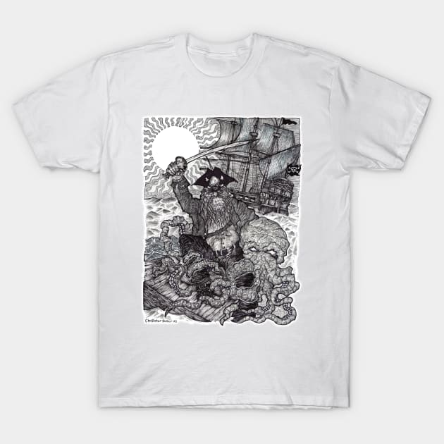 A Pirate's Life for Me! T-Shirt by Christopher's Doodles